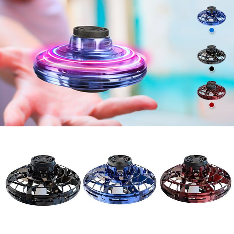 LED UFO Gyro Flying Spinner